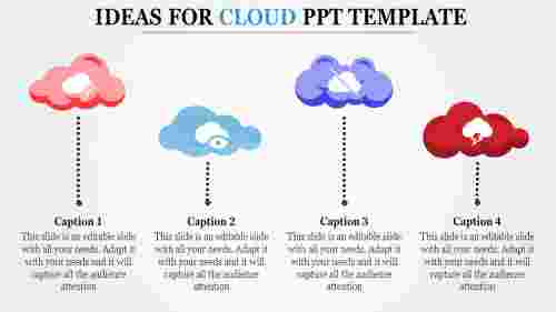 cloud ppt template-Ideas For Cloud Ppt Template
